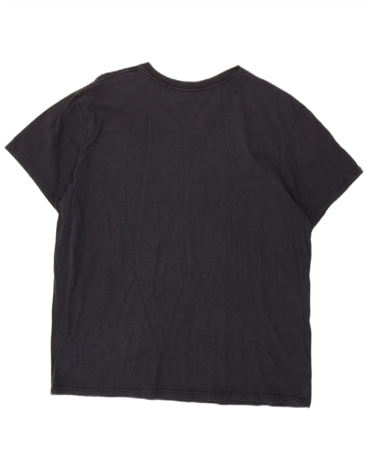 Calvin Klein Herre T-Shirt Top Stor Sort Bomuld