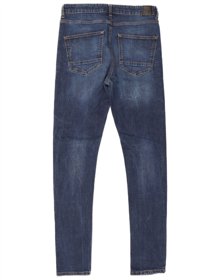 Bænk Herre Skinny Jeans W34 L34 Blå Bomuld