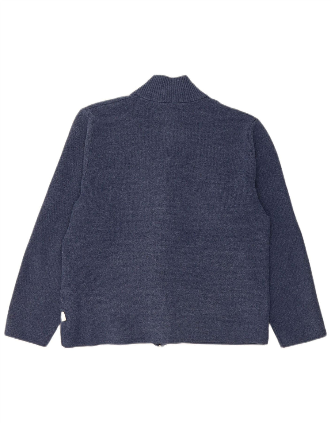 Marks & Spencer Dame Cardigan Sweater UK 14 Medium Navy Blue Polyester
