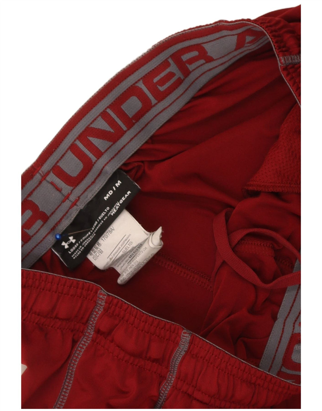 Under Armour Herre Heat Gear Sports Shorts Medium Maroon Polyester
