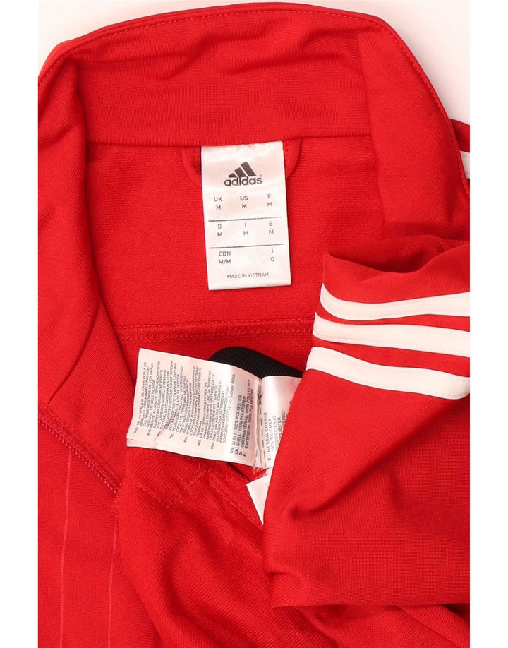 Adidas Herre grafisk Regular Fit træningsdragt Topjakke Medium Rød Colourblock