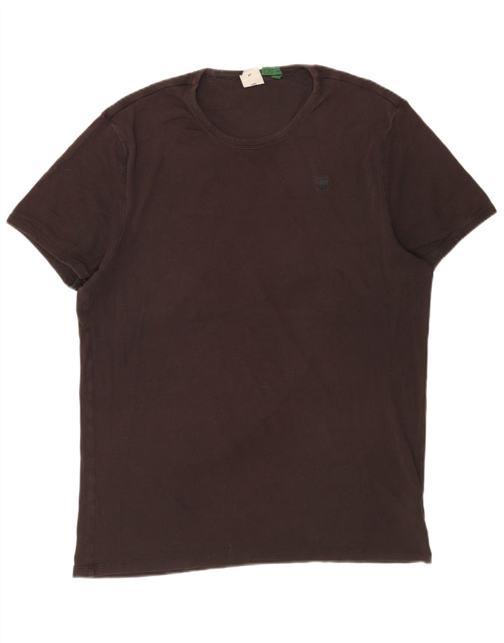 G-Star Herre T-Shirt Top XL Brun Bomuld