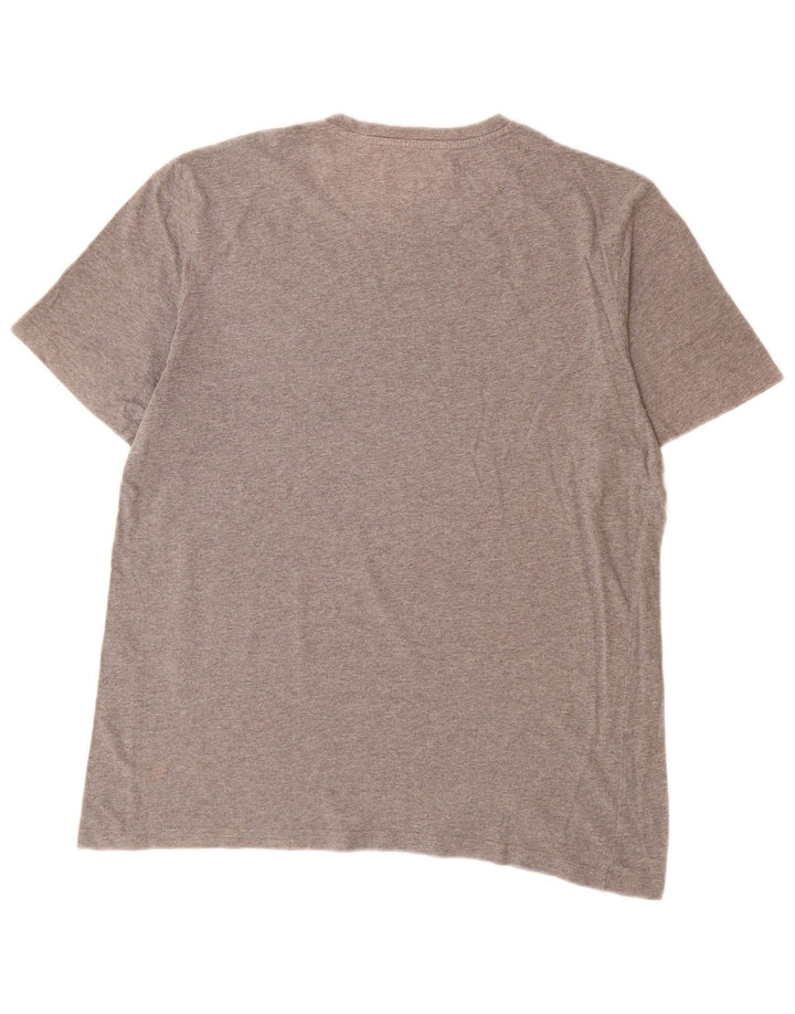 Lyle & Scott Herre T-Shirt Top Stor Grå Bomuld