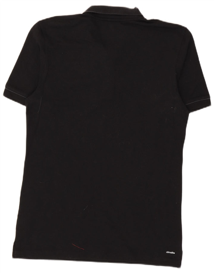 Adidas Herre Climalite Polo Shirt Medium Sort Bomuld