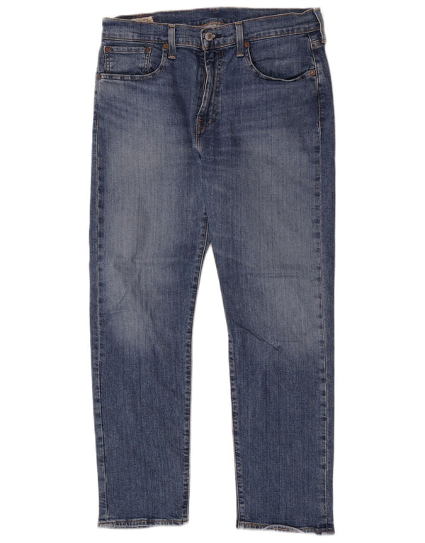Levi's Herre 502 tilspidsede jeans W33 L30 blå bomuld