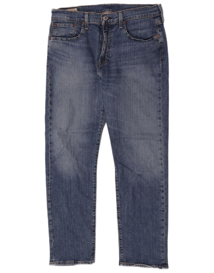 Levi's Herre 502 tilspidsede jeans W33 L30 blå bomuld