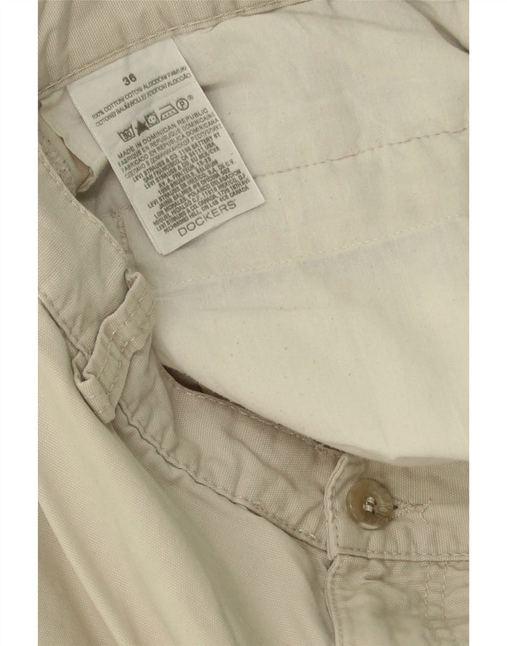 DOCKERS Mens Cargo Shorts W36 Large Beige Cotton Vintage Dockers and Second-Hand Dockers from Messina Hembry 