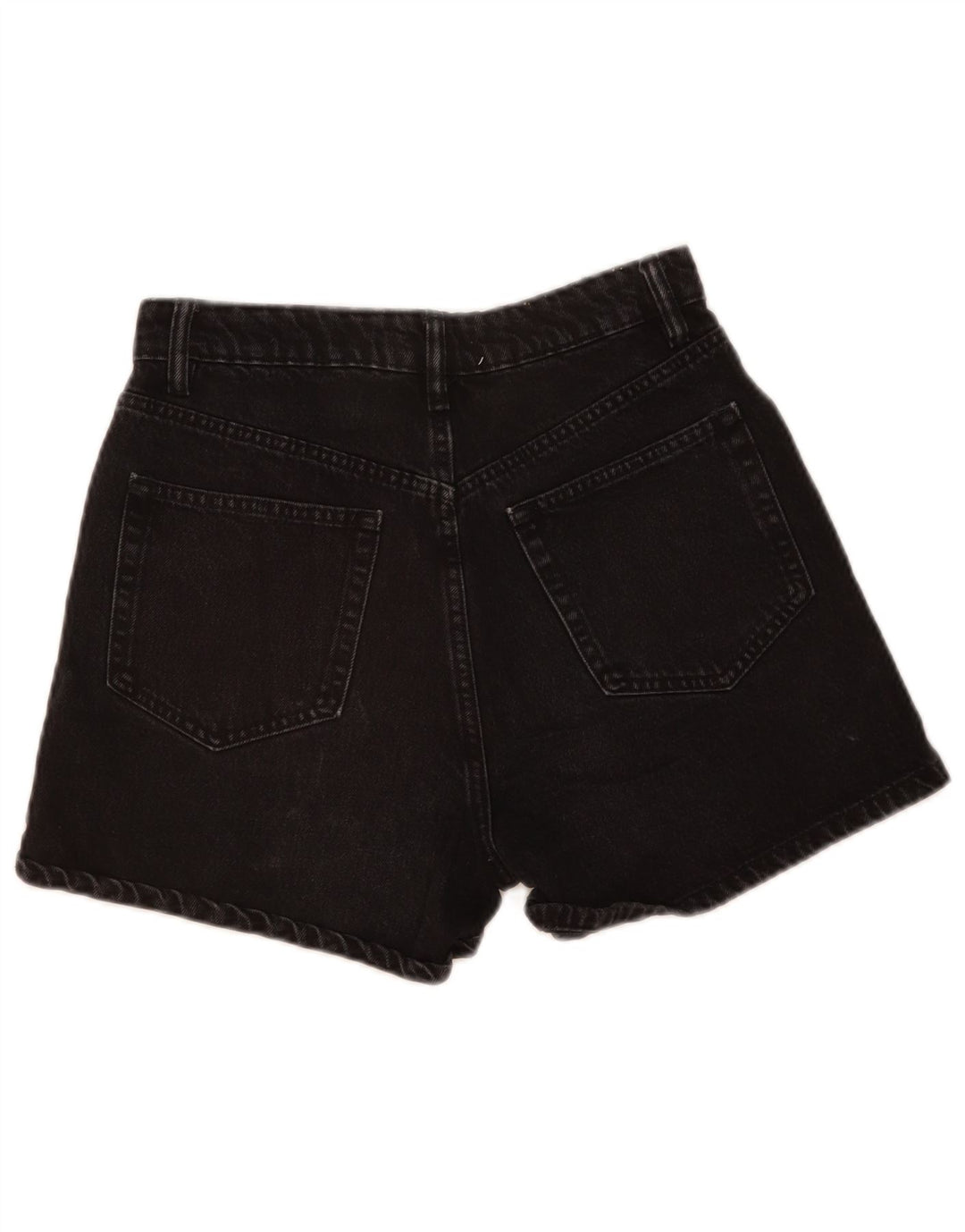 Zara Dame Denim Shorts EU 38 Small W28 Sort