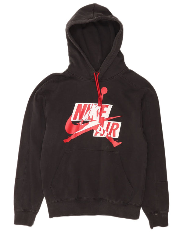 Jordan Herre Grafisk Standard Fit Hoodie Jumper XS Sort Bomuld Sports