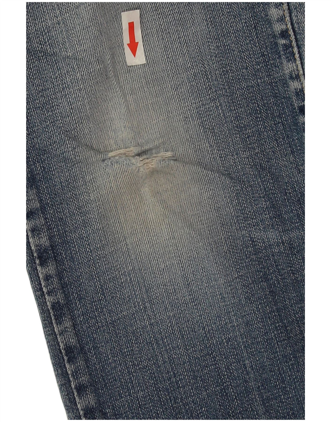 Levi's Dame Eve Straight Jeans W30 L26 Blå Bomuld