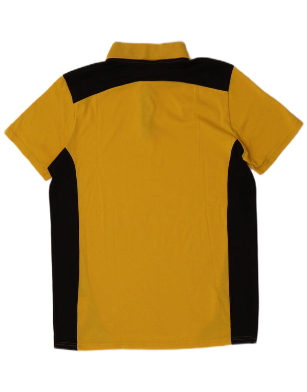 Puma Polo Shirt til mænd Stor Gul Colourblock Polyester
