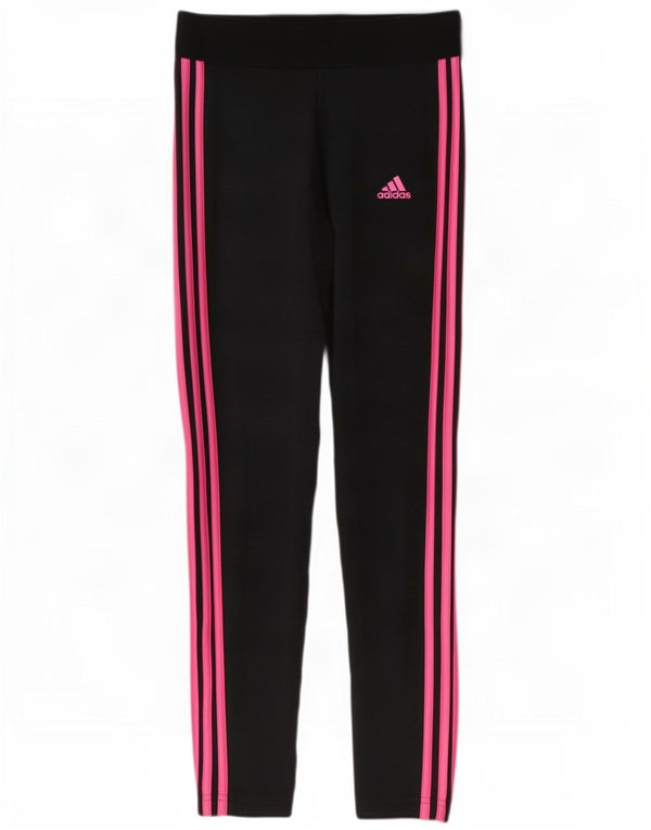 Adidas Dame Leggings UK 8/10 Small Black Bomuld