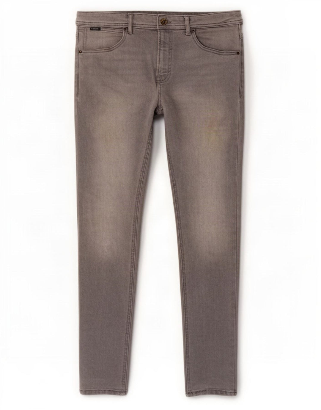 Zara Herre Slim Jeans EU 44 Large W34 L31 Grå Bomuld