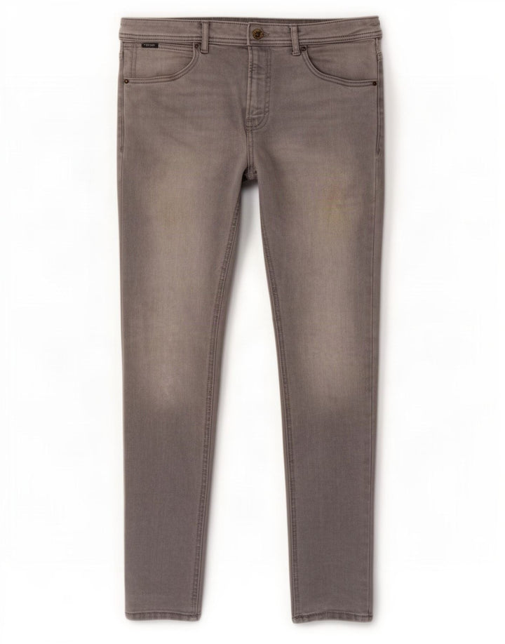Zara Herre Slim Jeans EU 44 Large W34 L31 Grå Bomuld
