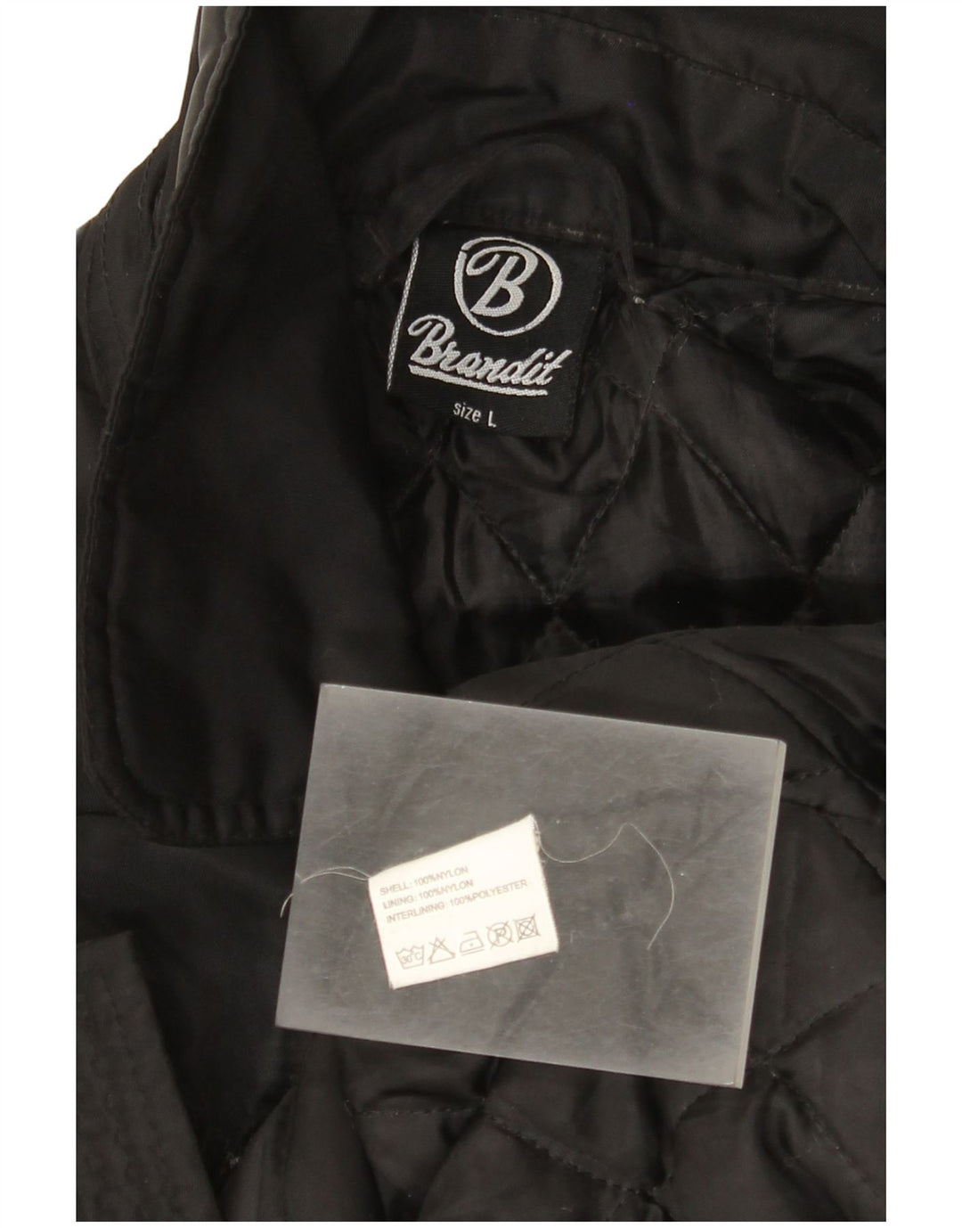 Brandit Bomberjakke til mænd UK 40 Stor sort nylon