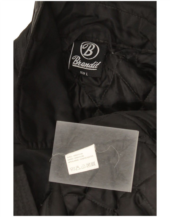 Brandit Bomberjakke til mænd UK 40 Stor sort nylon