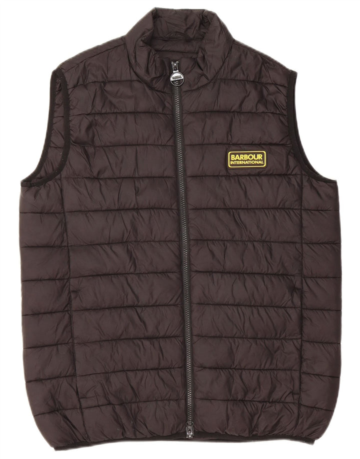 Barbour Herre Polstret Gilet UK 36 Lille sort polyamid