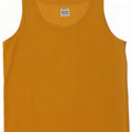 Benetton Dame ærmeløs bluse Top IT 42 Medium Gul