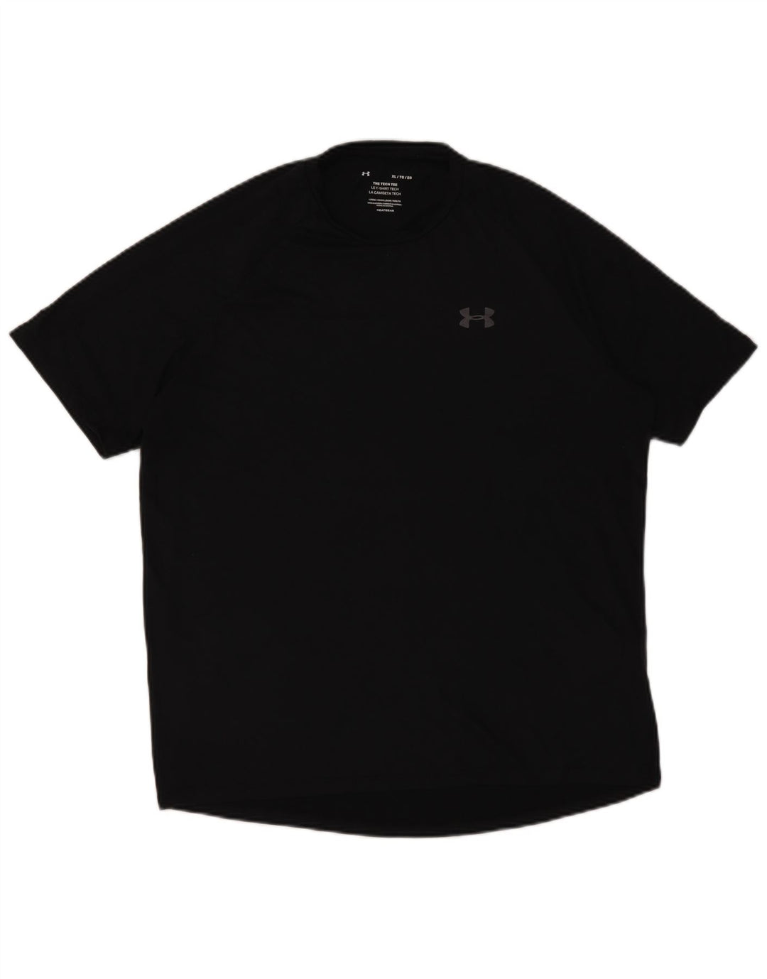 Under Armour Herre Heat Gear T-Shirt Top XL Sort Polyester