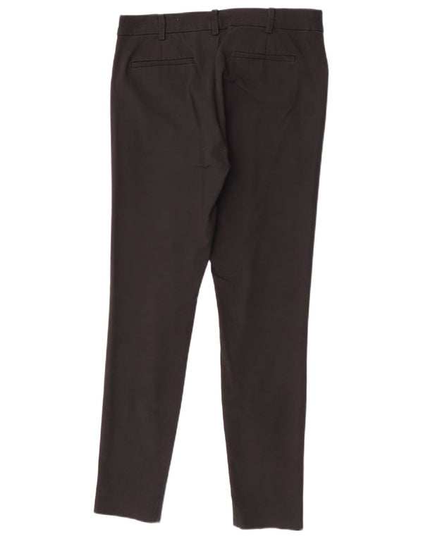 Ralph Lauren Dame Slim Casual Bukser US 4 Small W28 L28 Sort Bomuld