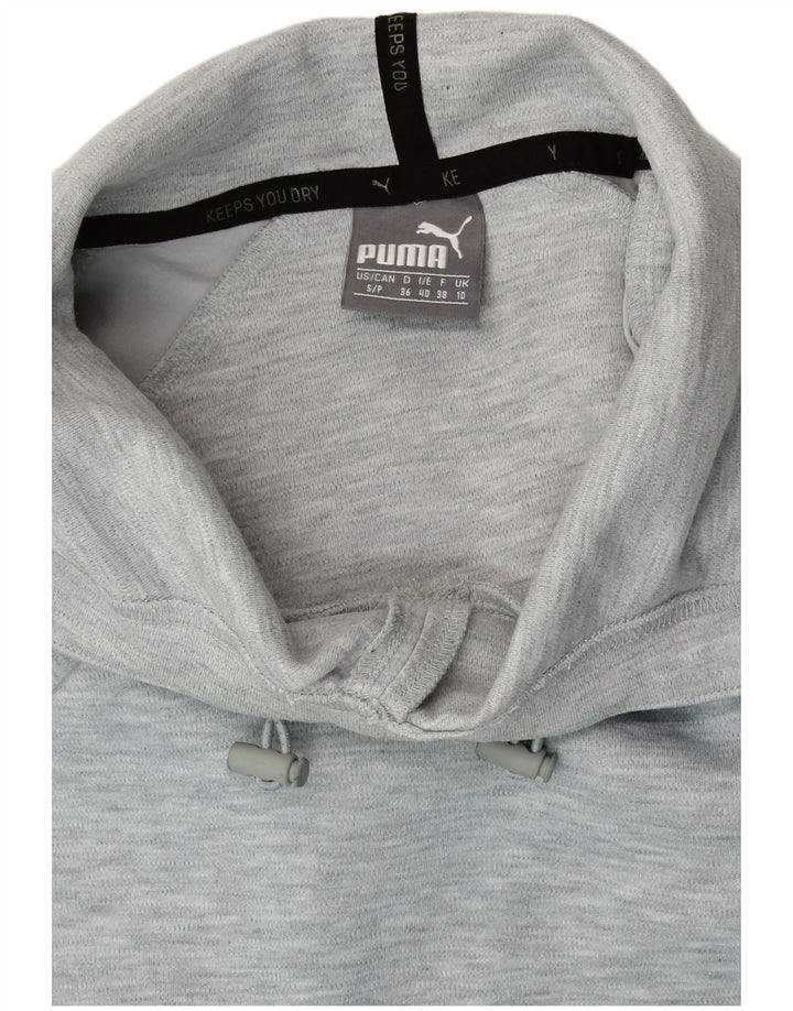 PUMA hættetrøje til kvinder UK 10 Small Grå