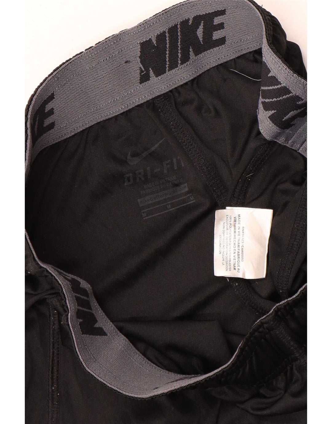 Nike Herre Dri Fit grafiske sportsshorts Medium Sort Polyester