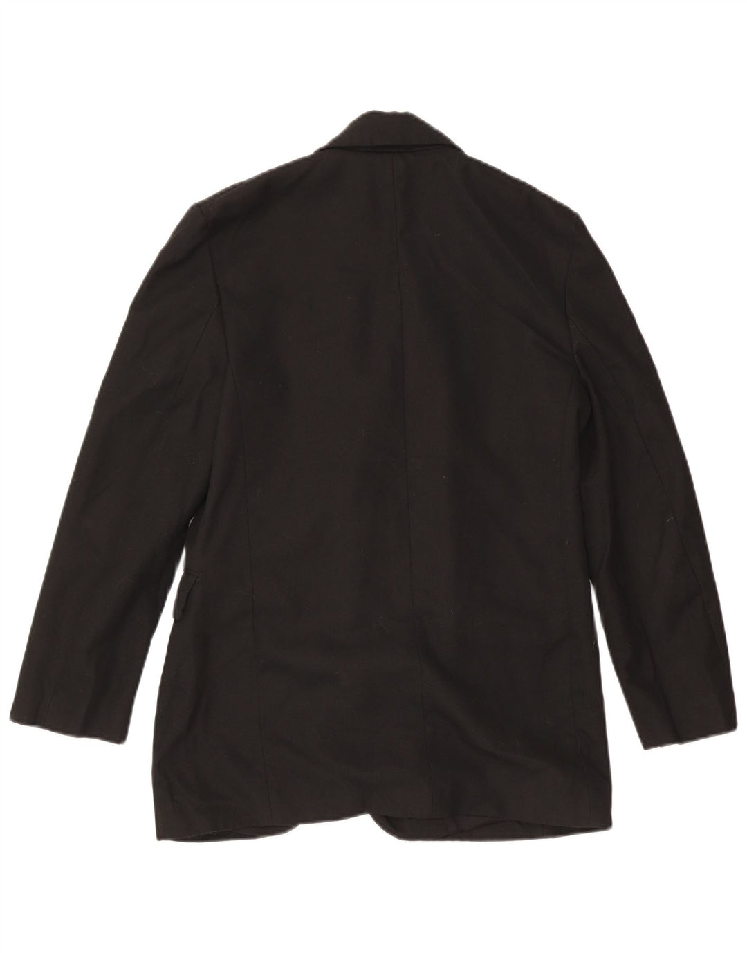Zara Dame 2 Button Blazer Jacket UK 10 Small Black Viscose