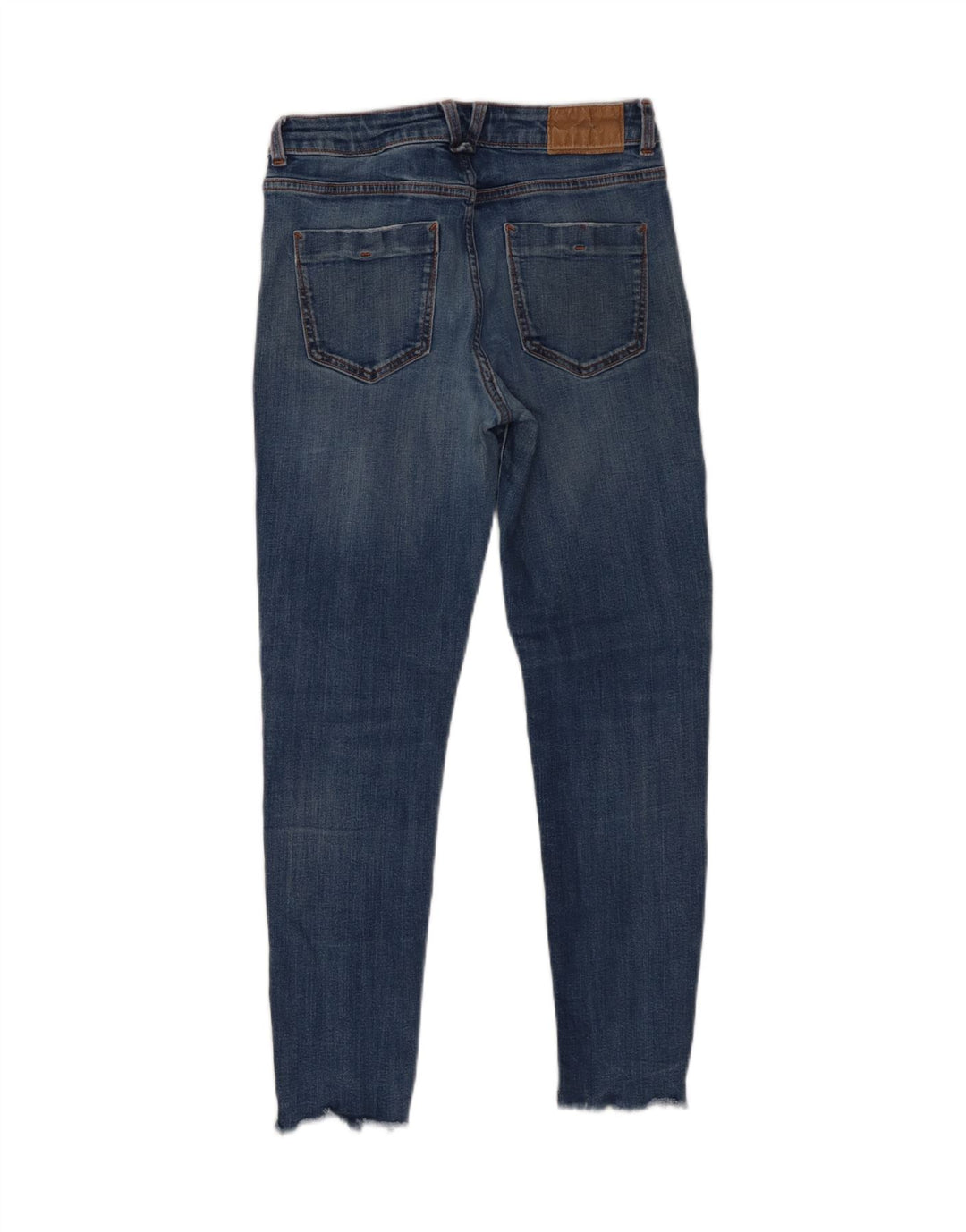 Zara Dame Slim Jeans EU 38 Small W28 L26 Blå