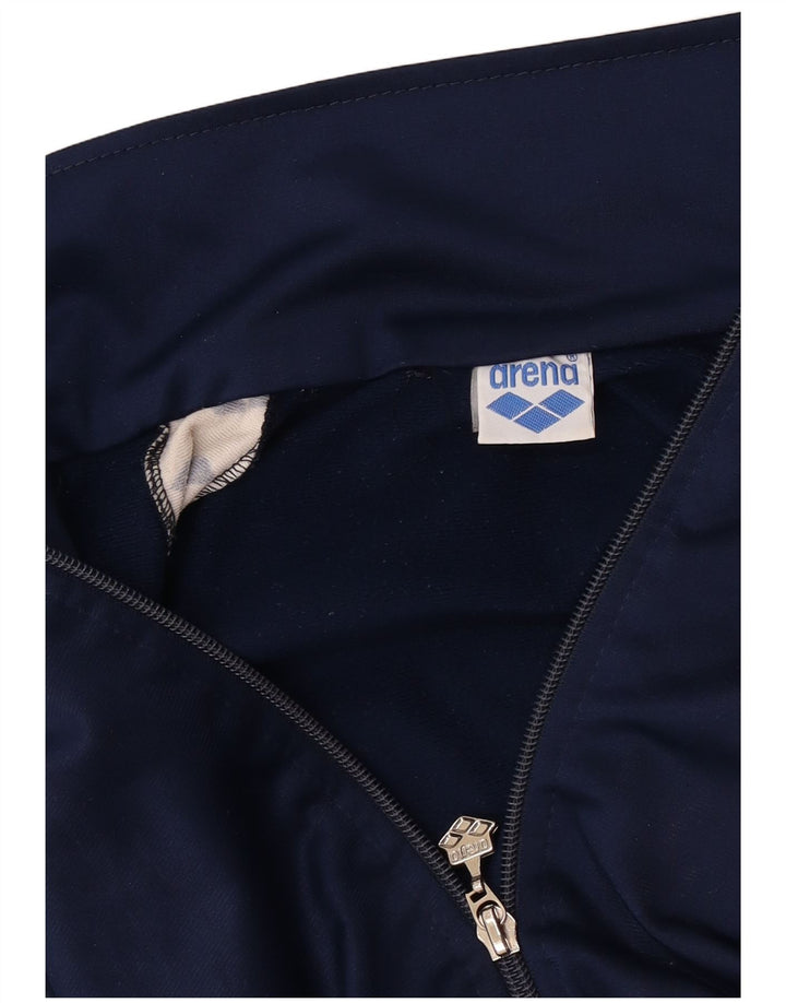 Arena Herre grafisk træningsdragt Topjakke XL Navy Blue Colourblock