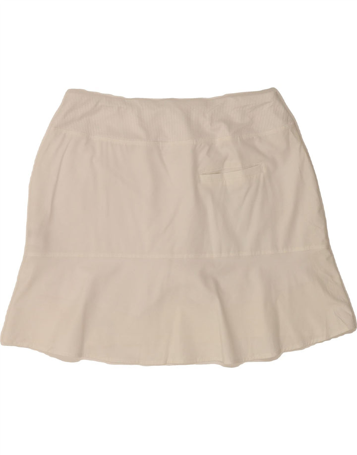 ADIDAS Womens Skort UK 14 Large  Off White Polyester Vintage Adidas and Second-Hand Adidas from Messina Hembry 