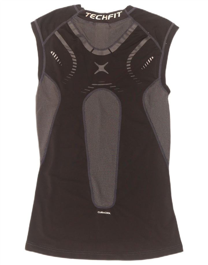 Adidas Herre Climacool Grafisk Vest Top Medium Sort Colourblock Polyester