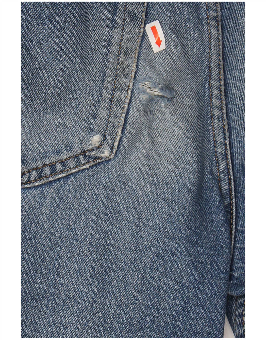 ZARA Mens Straight Jeans EU 38 Small W30 L27 Blue Cotton
