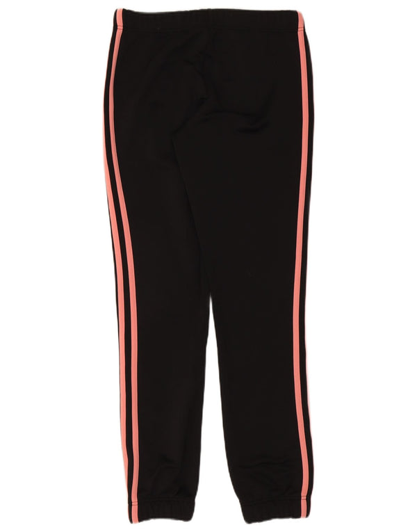 Adidas Womens Tracksuit Trousers Joggers UK 8/10 Small  Black Polyester