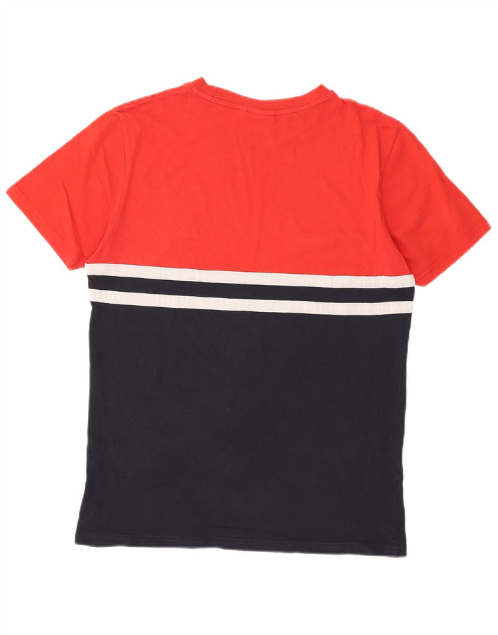 ELLESSE Heritage T-Shirt Top Medium Rød Colourblock