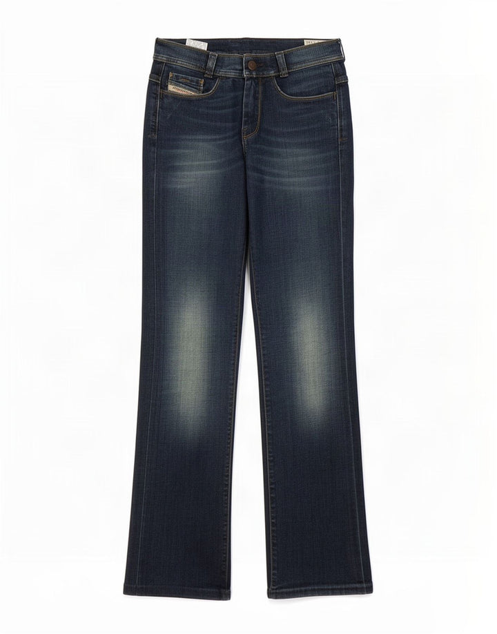 Diesel Dame Soozy Bootcut Jeans W27 L30 Blå Bomuld