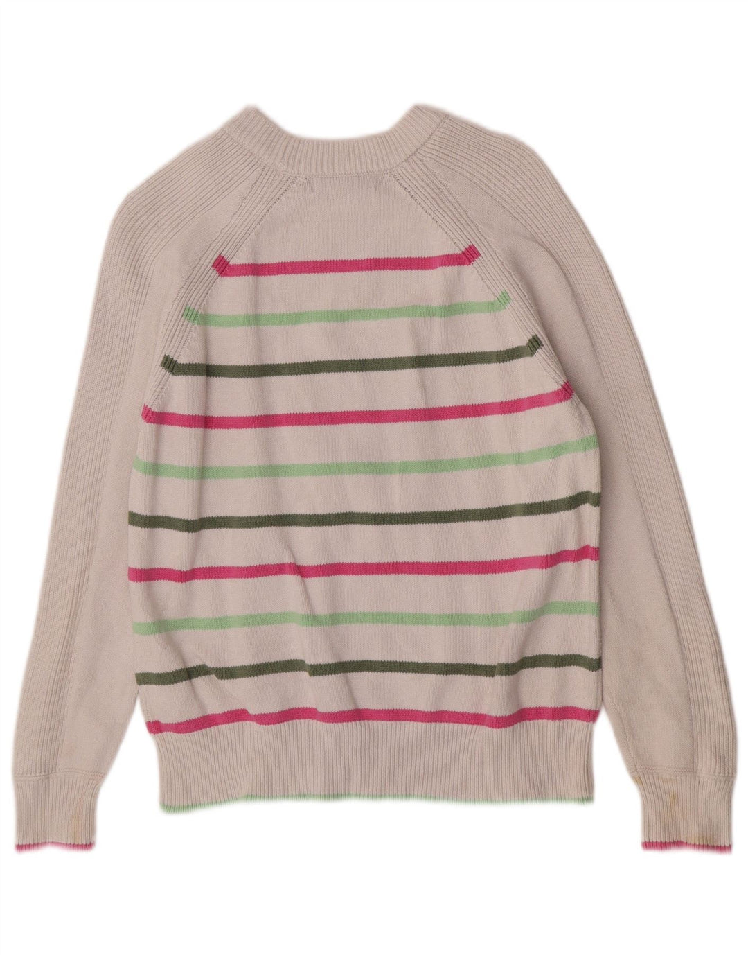 Marks & Spencer Dame Boat Neck Jumper Sweater UK 10 Small Off White
