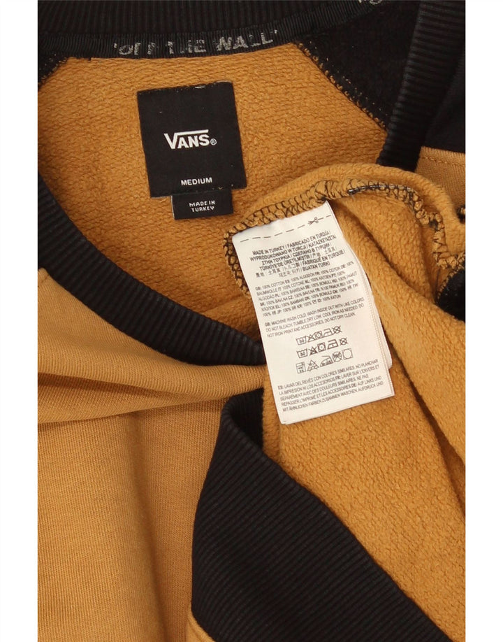Vans Herre Sweatshirt Jumper Medium Brun Colourblock Bomuld