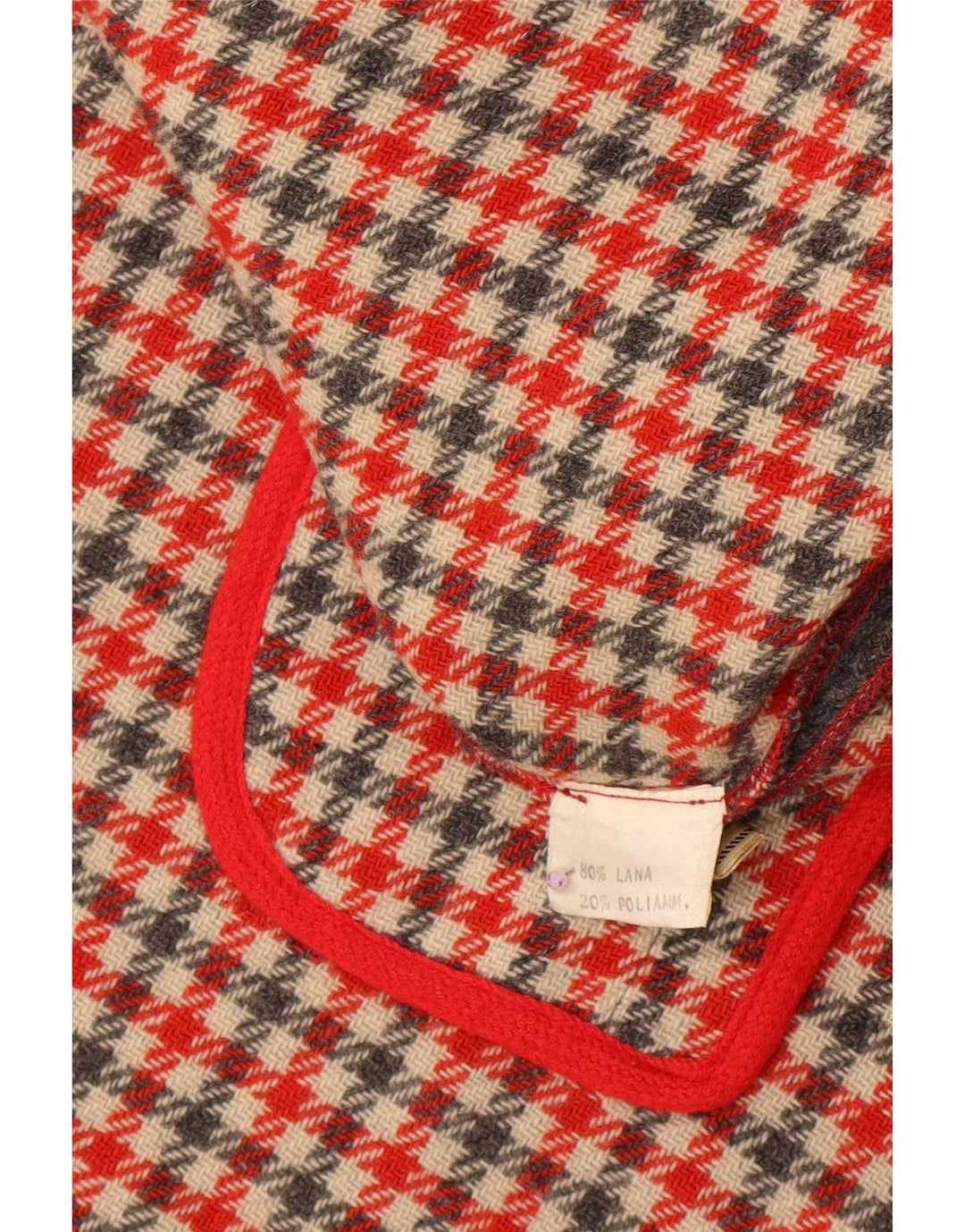 Vintage Cape Coat til kvinder One Size grå uld