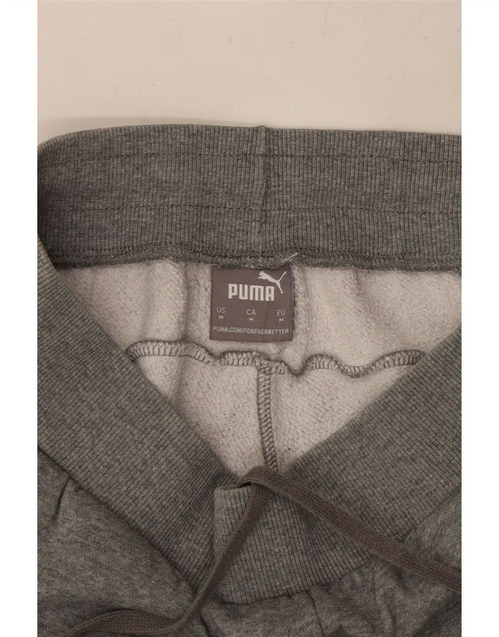 PUMA Herre grafisk træningsdragt Bukser Joggers Medium Grey Colourblock