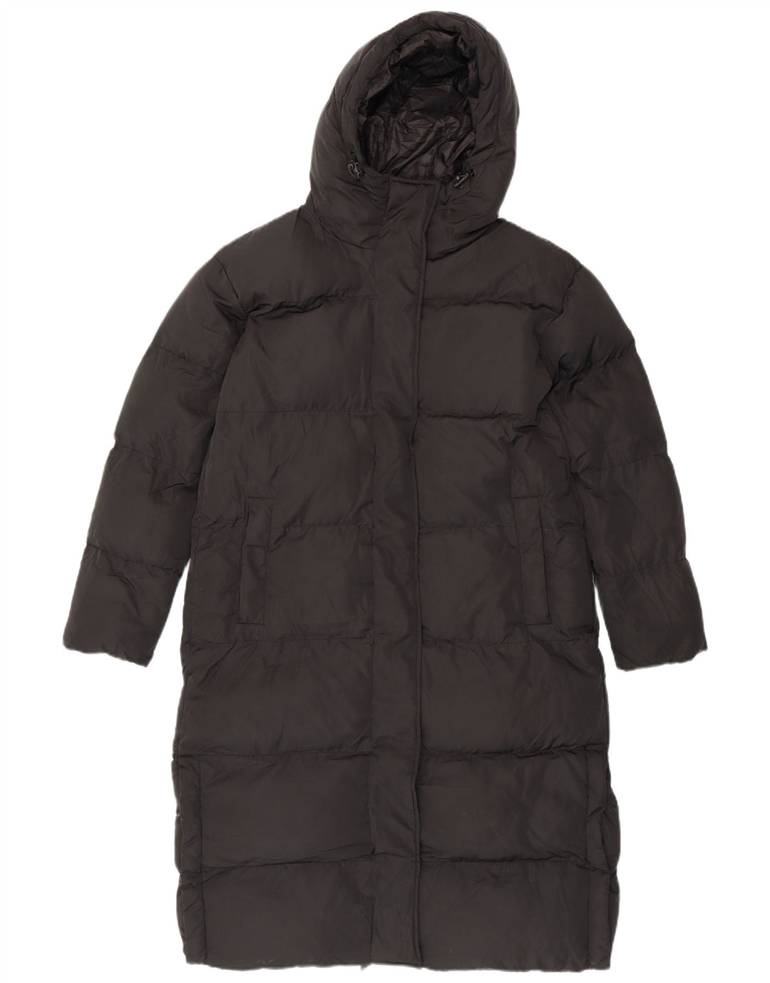 Superdry Womens Oversized Polstret Frakke UK 8 Small Black Polyester