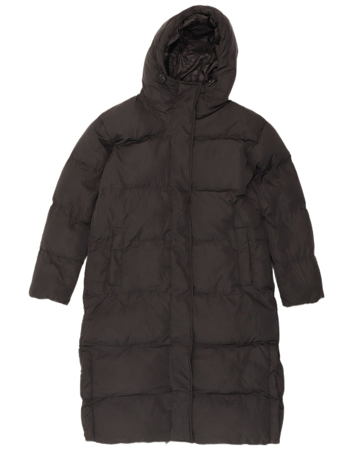 Superdry Womens Oversized Polstret Frakke UK 8 Small Black Polyester