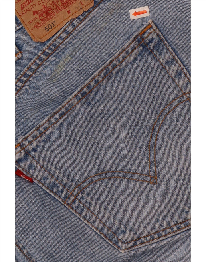 Levi's Herre 501 Straight Jeans W40 L26 Blå Bomuld