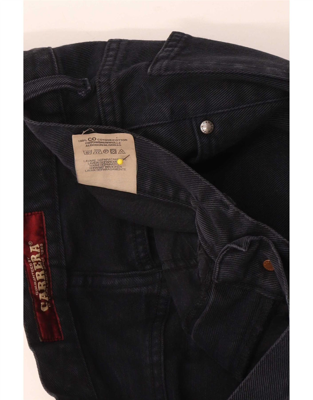 Carrera Straight Jeans til mænd W33 L33 Marineblå Bomuld