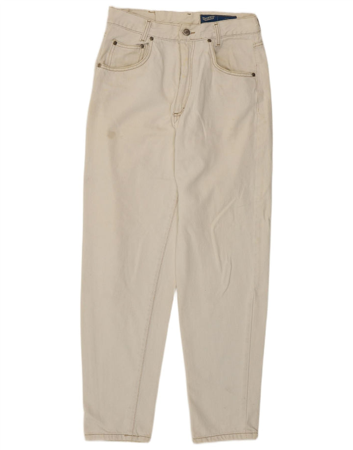 Gas Herre tilspidsede jeans W32 L30 hvid bomuld