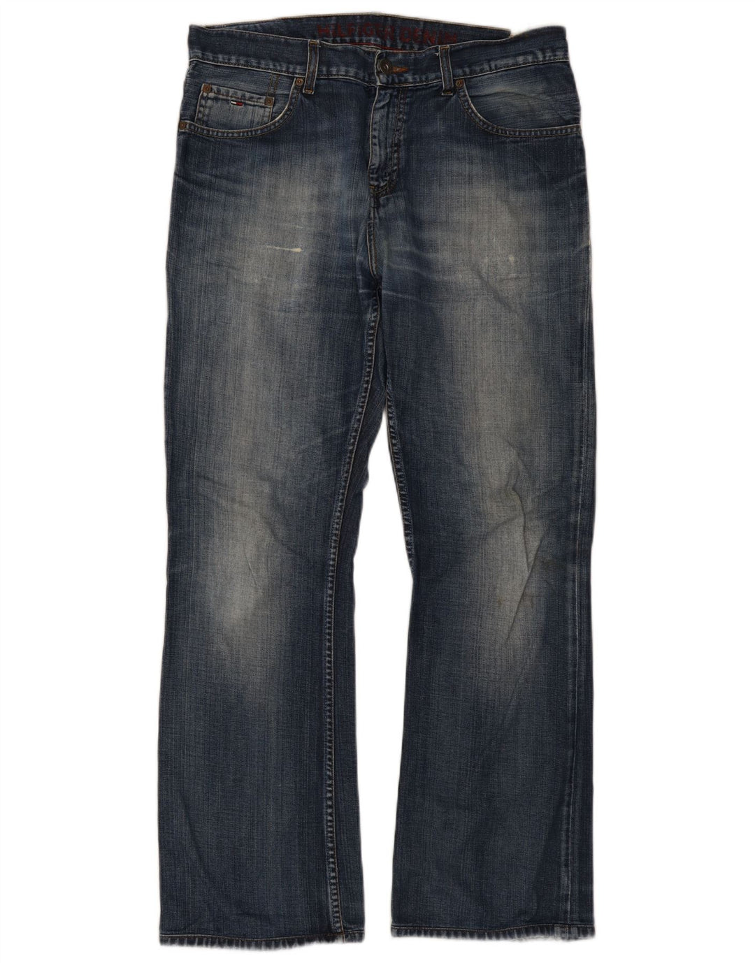 Tommy Hilfiger Herre Bootcut Jeans W34 L31 Blå