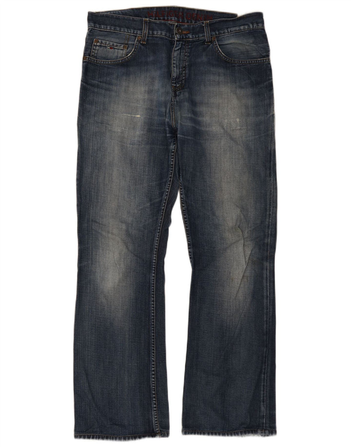 Tommy Hilfiger Herre Bootcut Jeans W34 L31 Blå