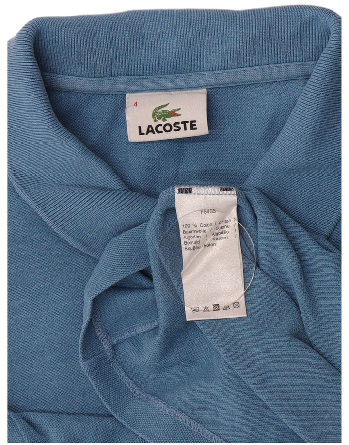 Lacoste Poloskjorte til mænd str. 4 Medium Blå Bomuld