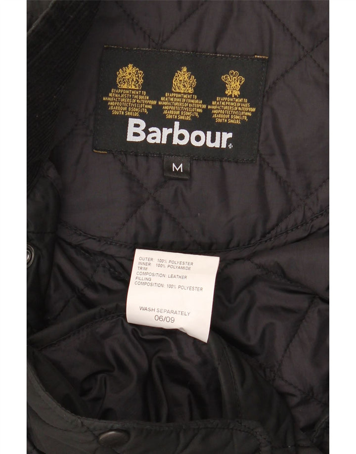 Barbour Herre quiltet jakke UK 38 Medium Sort Polyester