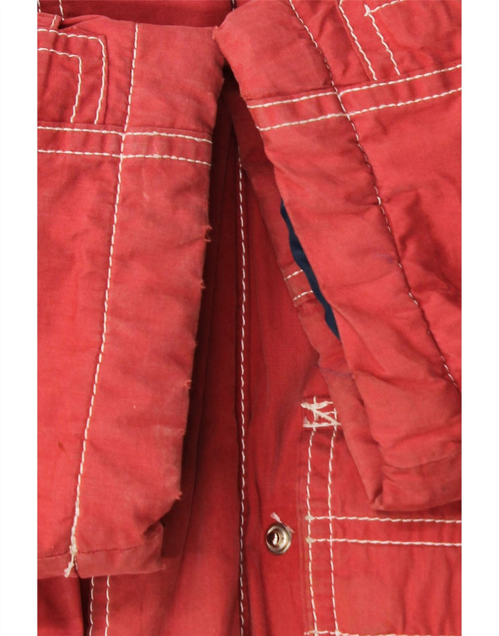 Vintage Herre Windbreaker Jacket UK 42 XL Rød