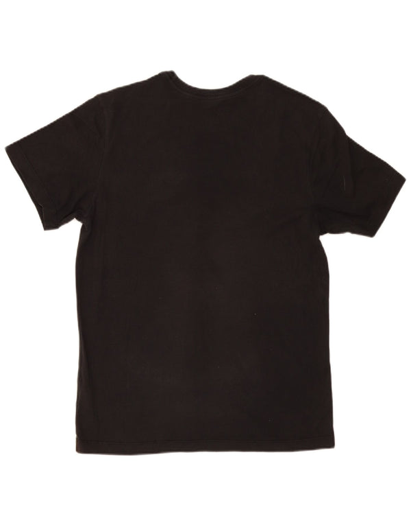 Nike Herre Dri Fit grafisk T-shirt top lille sort bomuld